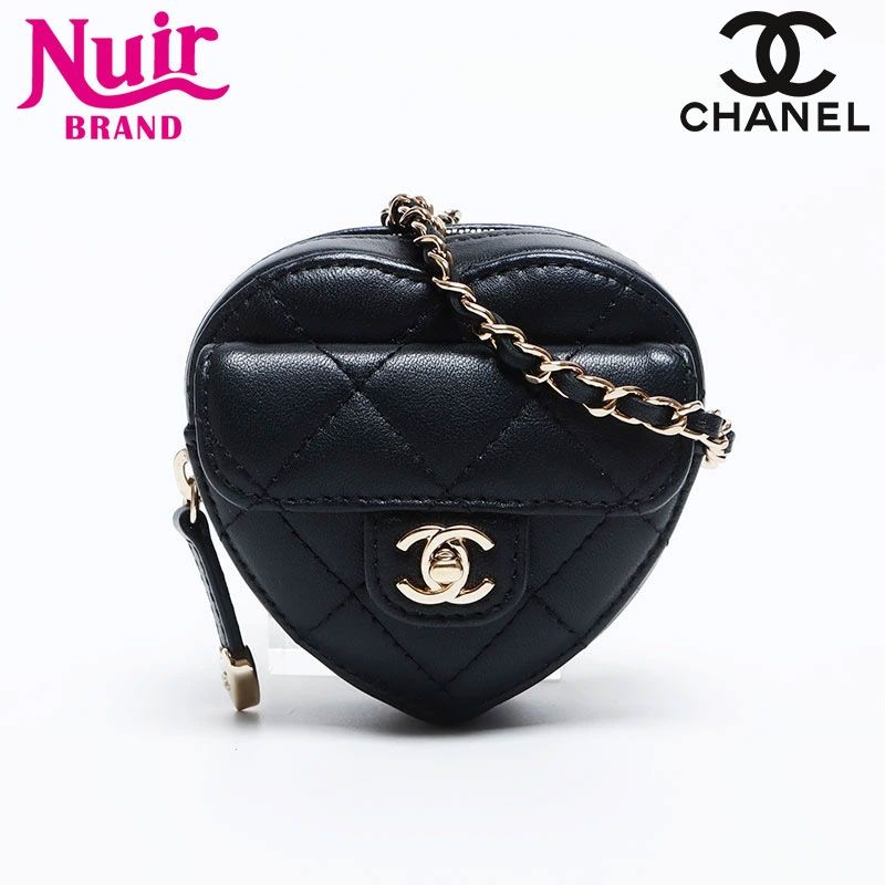 CHANEL シャネル ショルダーバッグ 32番台 ターンロック ハート ミニ