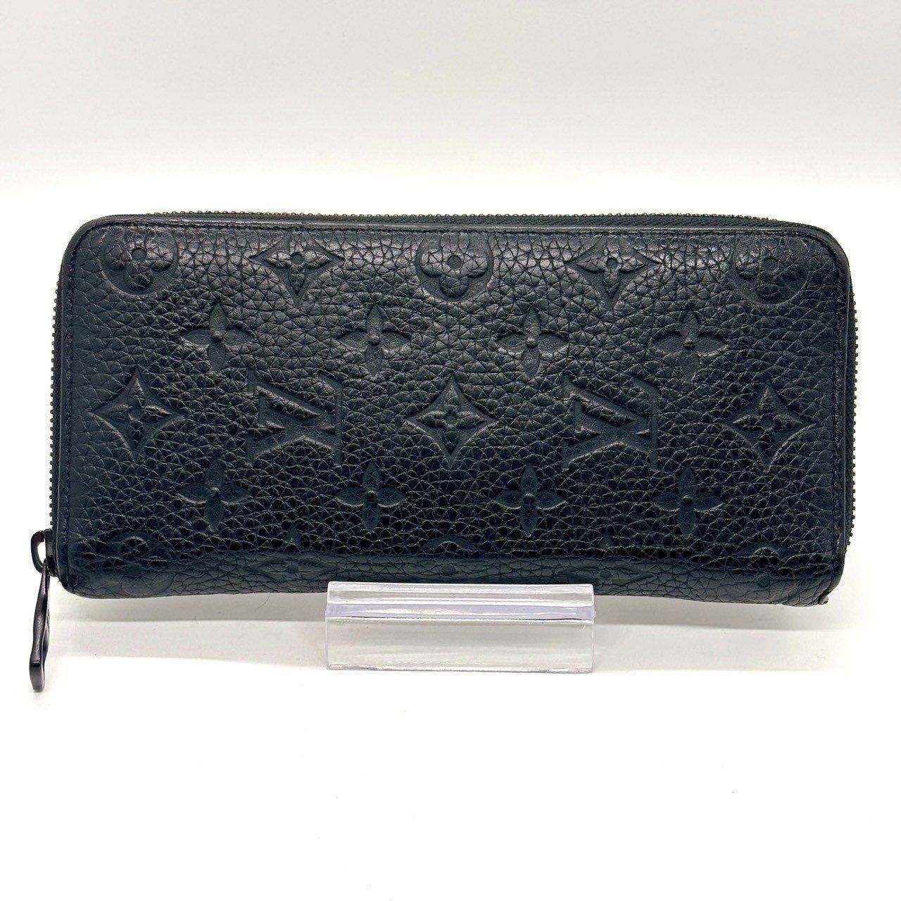 黒に宿る知性】 LOUIS VUITTON ルイヴィトン 長財布 トリヨン ジッピー