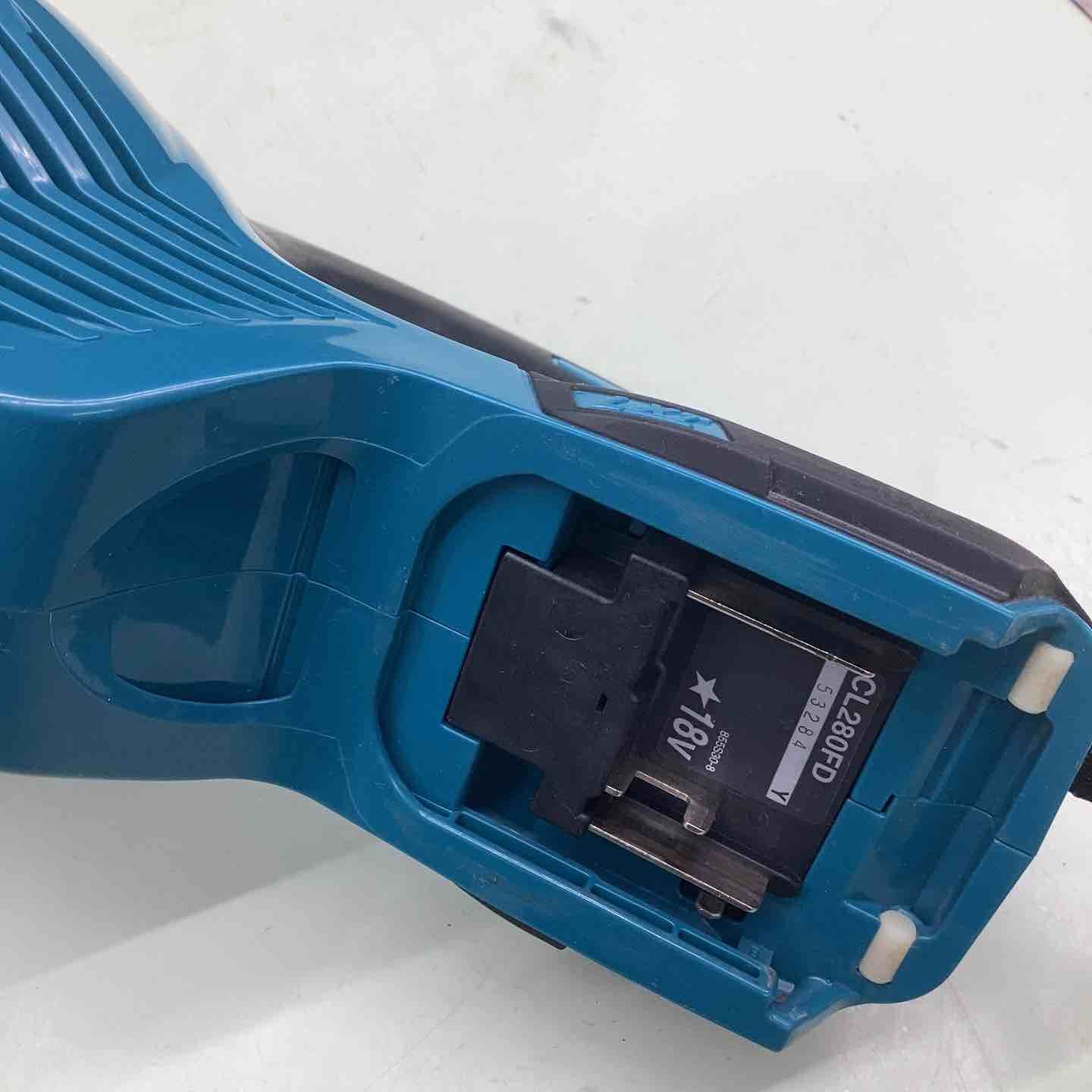 マキタ コードレス掃除機CL280青 カプセル式&サイクロン 18Vバッテリ