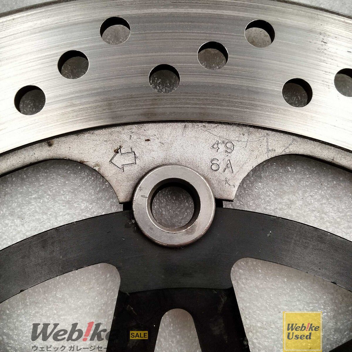 カワサキ純正中古パーツ ゼファー1100 フロントブレーキディスク 左右