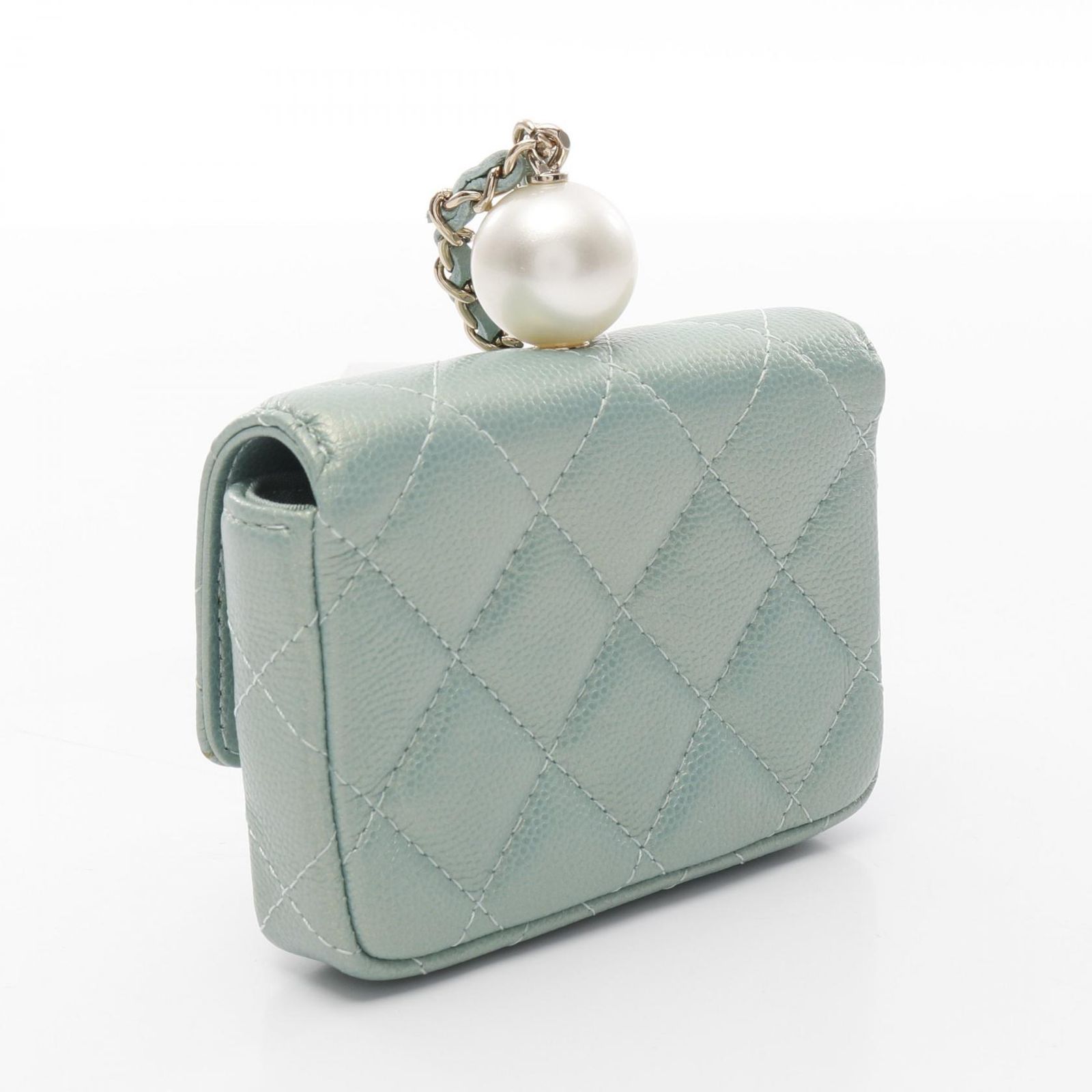 シャネル CHANEL コインケース マトラッセ チェーン フラップ コイン 