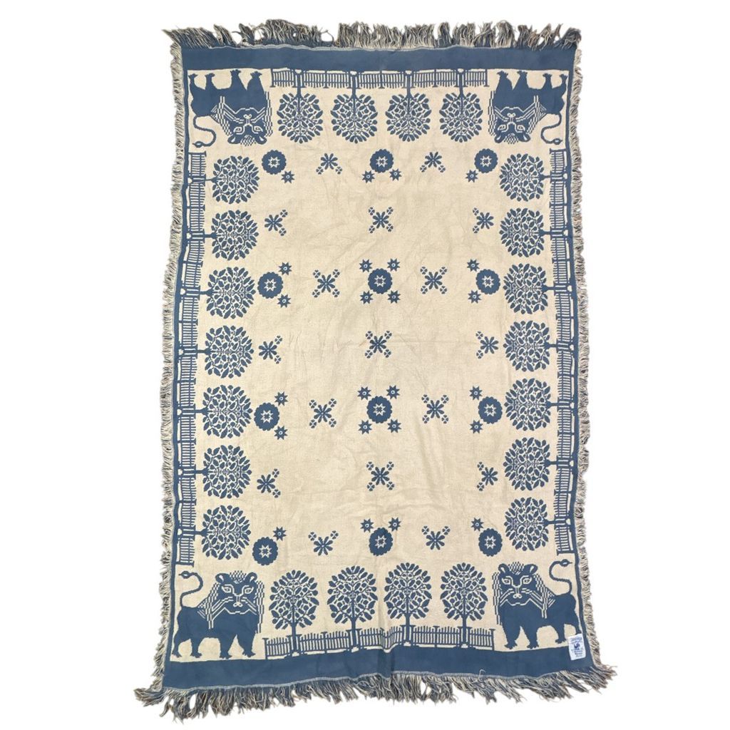 vintageラグ ブランケット マルチカバー タペストリー アニマル