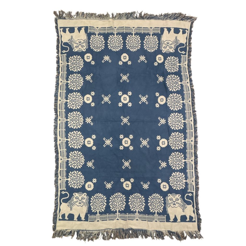 vintageラグ ブランケット マルチカバー タペストリー アニマル 動物