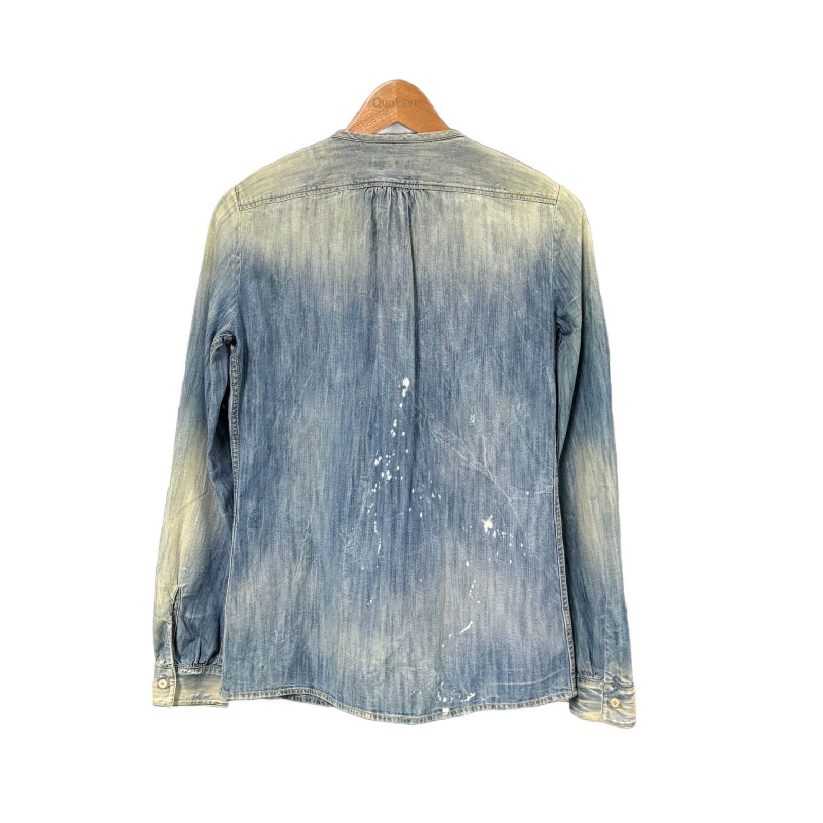 DSQUARED2 ノーカラーデニムシャツ size 42 2014年製 レディース