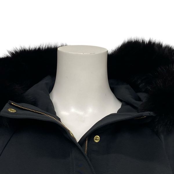 ◇ 美品 アナイ ANAYI ブルゾンコート 長袖 ミドル丈 Aライン フード