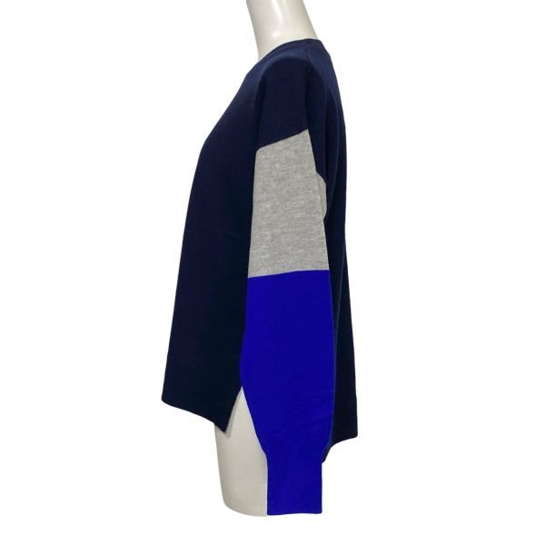 ENFOLD エンフォルド asymmetry knit カラーブロック ニット ENFOLD】Collaboration COLOR-BLOC PULLOVER ニット｜KEITAMARUYAMA