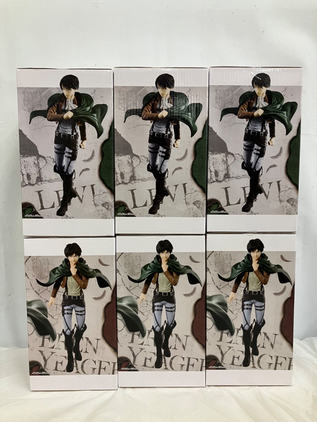 まとめ売り Grandista エレン・リヴァイ 注文 フィギュア 12体 進撃の