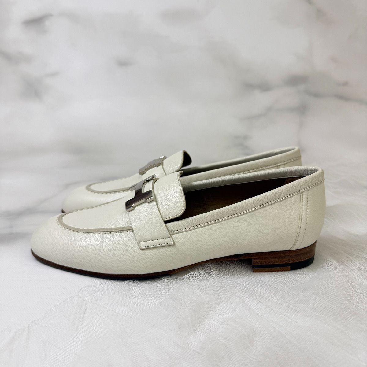 鑑定済み【 新品未使用 】エルメス モカシン 《 パリ 》 35 ( 22.5cm