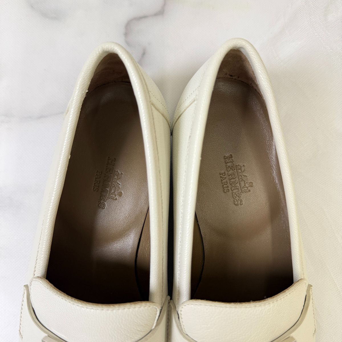 鑑定済み【 新品未使用 】エルメス モカシン 《 パリ 》 35 ( 22.5cm