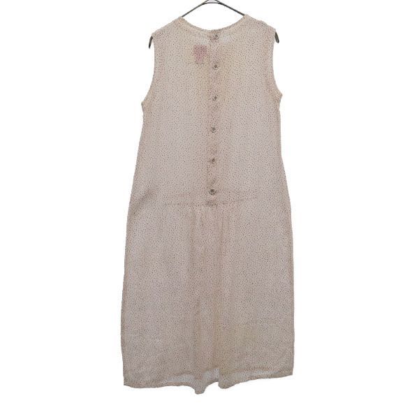 VETEMENTS ヴェトモン ワンピース レディース 【古着】【中古】 VETEMENTS ヴェトモン ドット ノースリーブ ロングワンピース 38