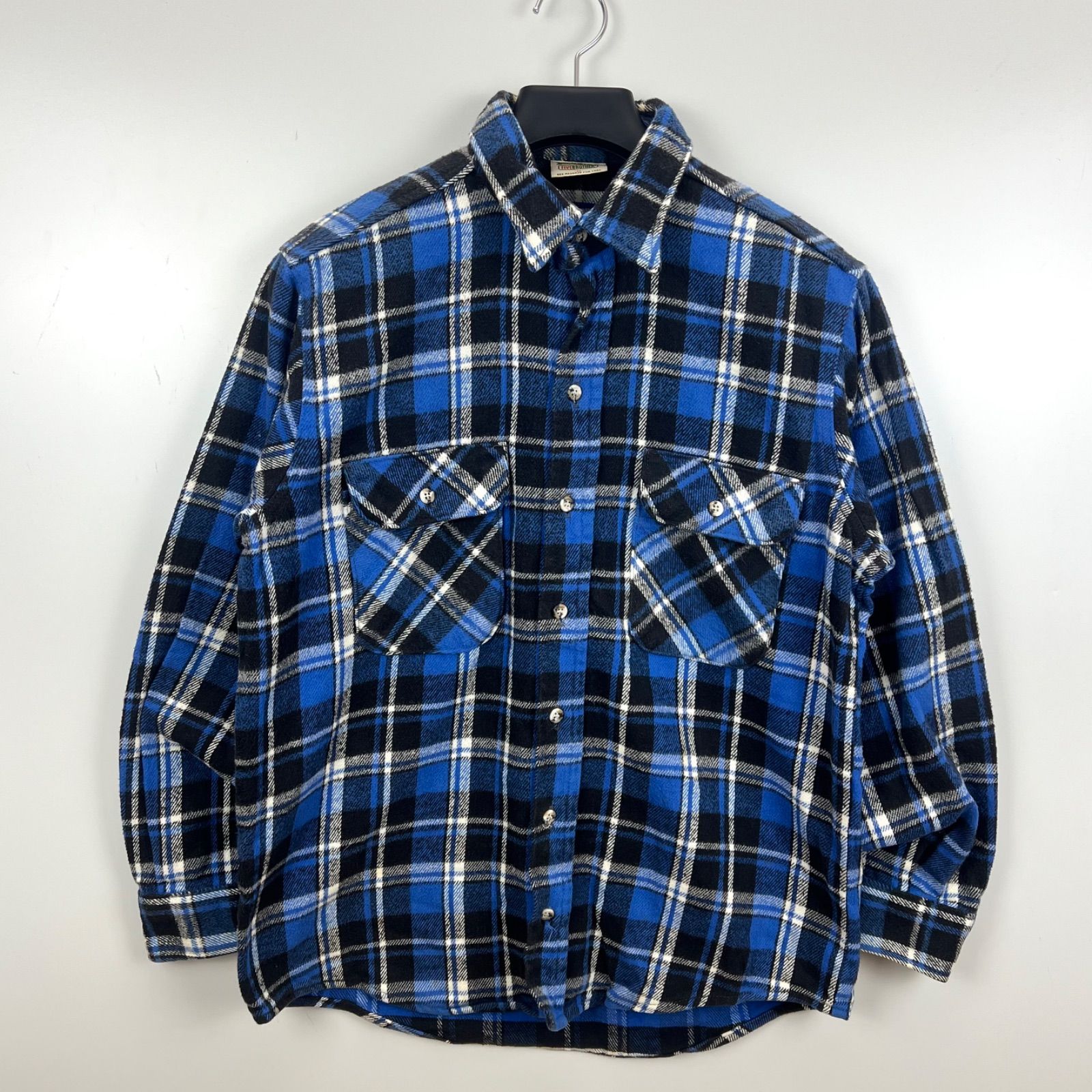 【美品好配色】90s USA製 ファイブブラザー ヘビーフランネルシャツ M 特別ファッション - 90s USA製ファイブブラザーFive Brother 好配色