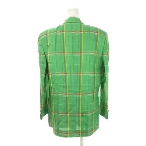 【美品】クリスチャンディオール　テーラードジャケット　ツイード　グリーン Christian Dior - クリスチャンディオール テーラードジャケット