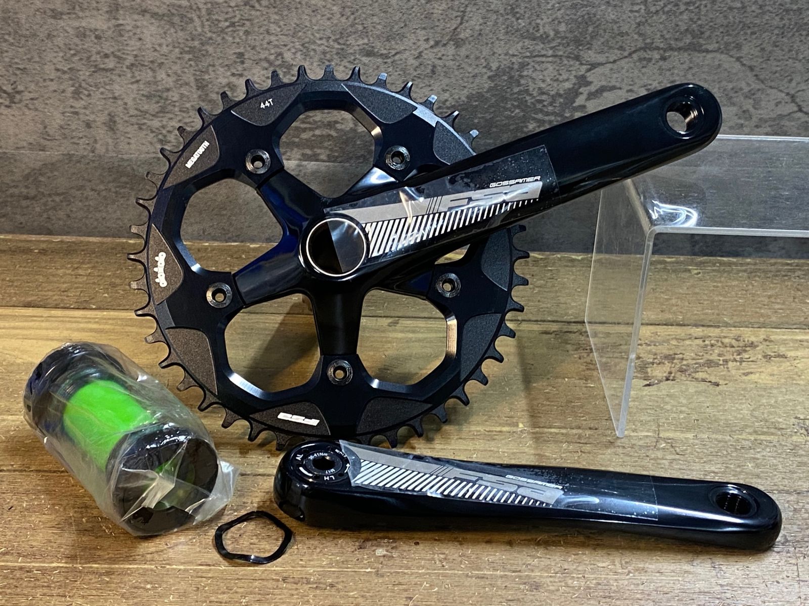 JS332 FSA GOSSAMER アルミ クランクセット 170mm MEGATOOTH 44T