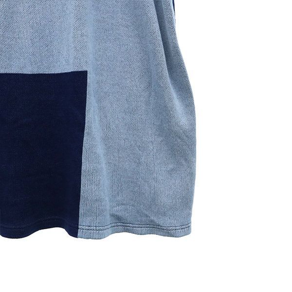 テットオム 未使用 半袖 切替 トレーナー L ネイビー系 TETE HOMME スウェット メンズ TETE HOMME テットオム 未使用 半袖 切替 トレーナー L ネイビー系