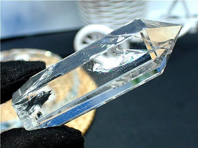 AAA級☆天然レインボー水晶六角柱七星陣B87B7/197B16B - メルカリ