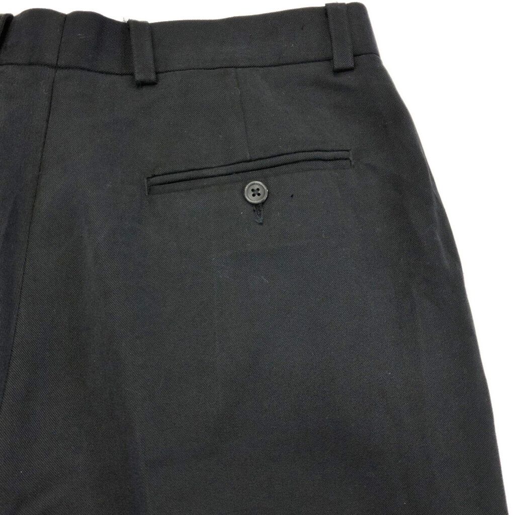 90年代 PERRY ELLIS ペリー エリス 2タック スラックスパンツ ブラック