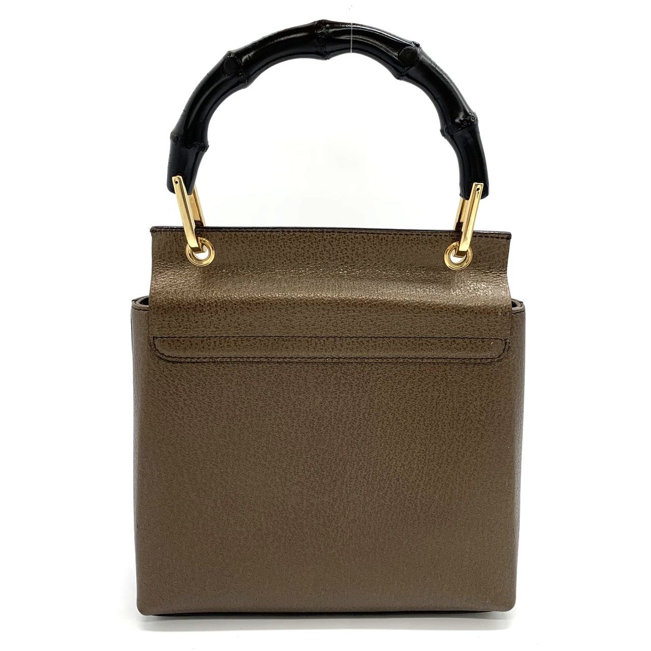 GUCCI オールドグッチ ハンドバッグ バンブー ブラウン　茶レザー GUCCI オールドグッチ ハンドバッグ バンブー ブラウン 茶レザー GUCCI