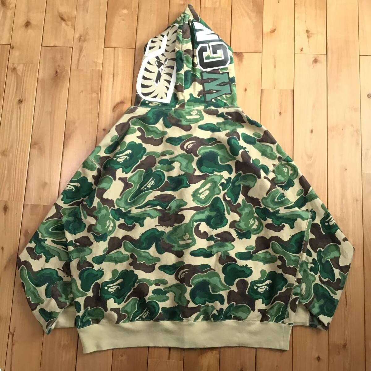 BAPE ART CAMO シャークパーカー Lサイズ shark full zip hoodie a