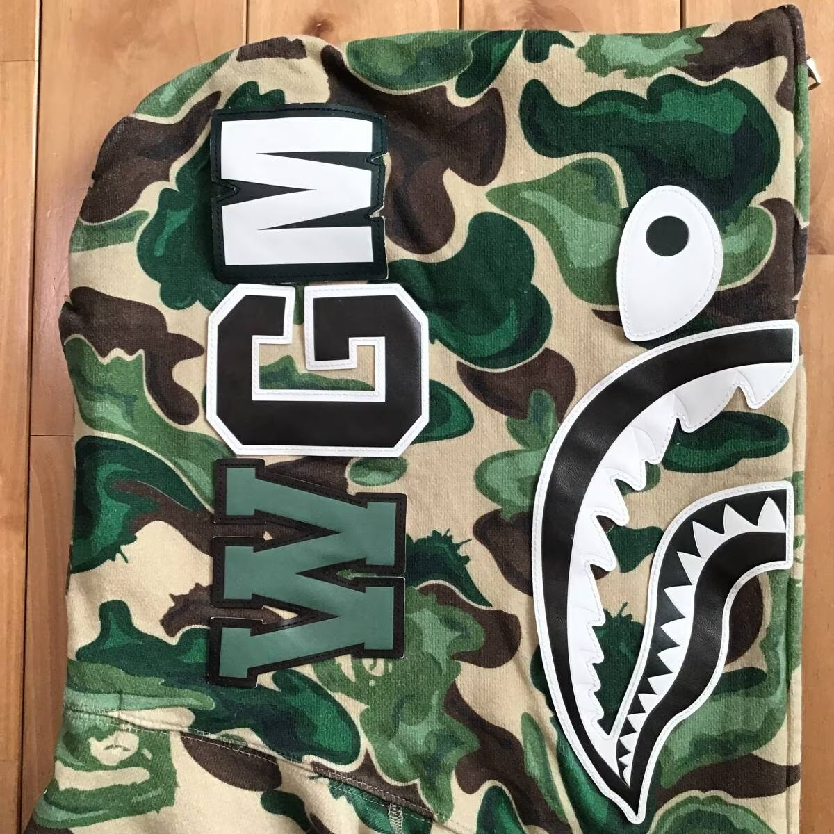 BAPE ART CAMO シャークパーカー Lサイズ shark full zip hoodie a