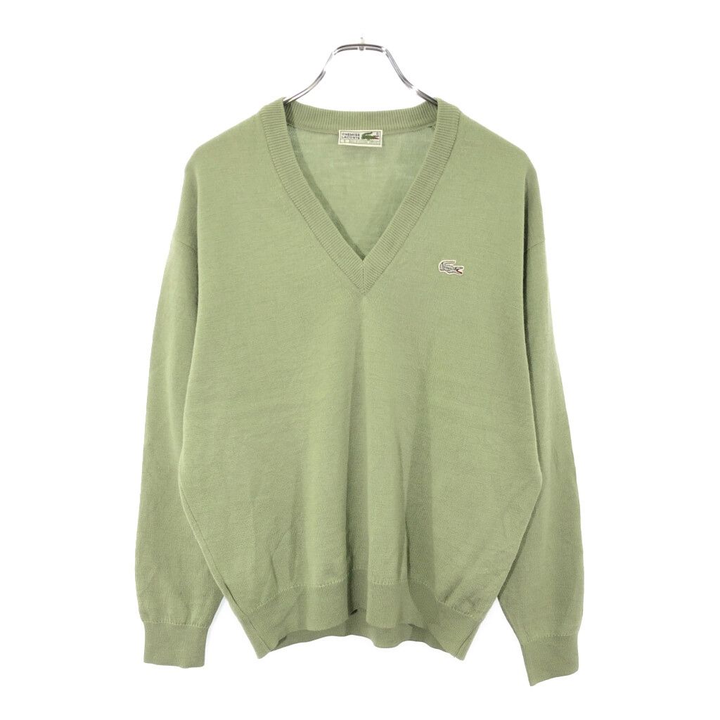 70年代 スペイン製 CHEMISE LACOSTE シュミーズ ラコステ Vネック