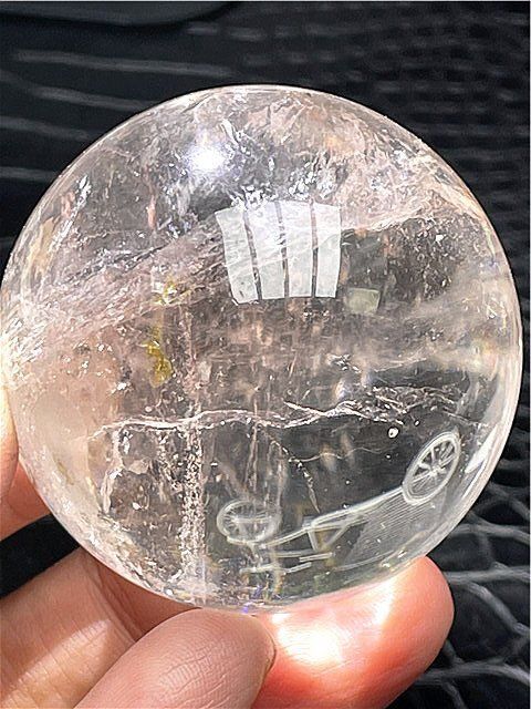 AAA級天然レインボー水晶丸玉B89B1/65B19B - メルカリ