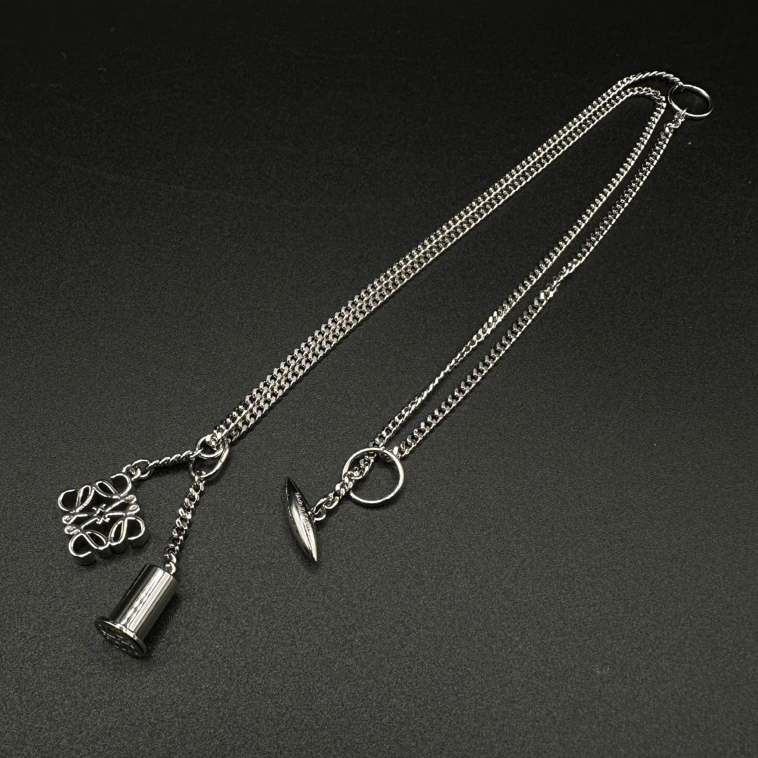 美品】Loewe アナグラム パーソナライゼーション ネックレス - メルカリ