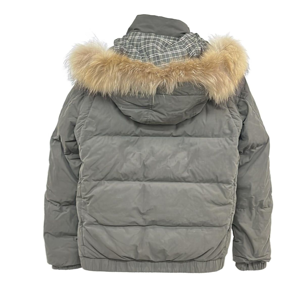 【Lサイズ】BURBERRY BLACK LABEL ダウンジャケット グレー Burberry Black Label(バーバリーブラックレーベル) ダウンジャケット