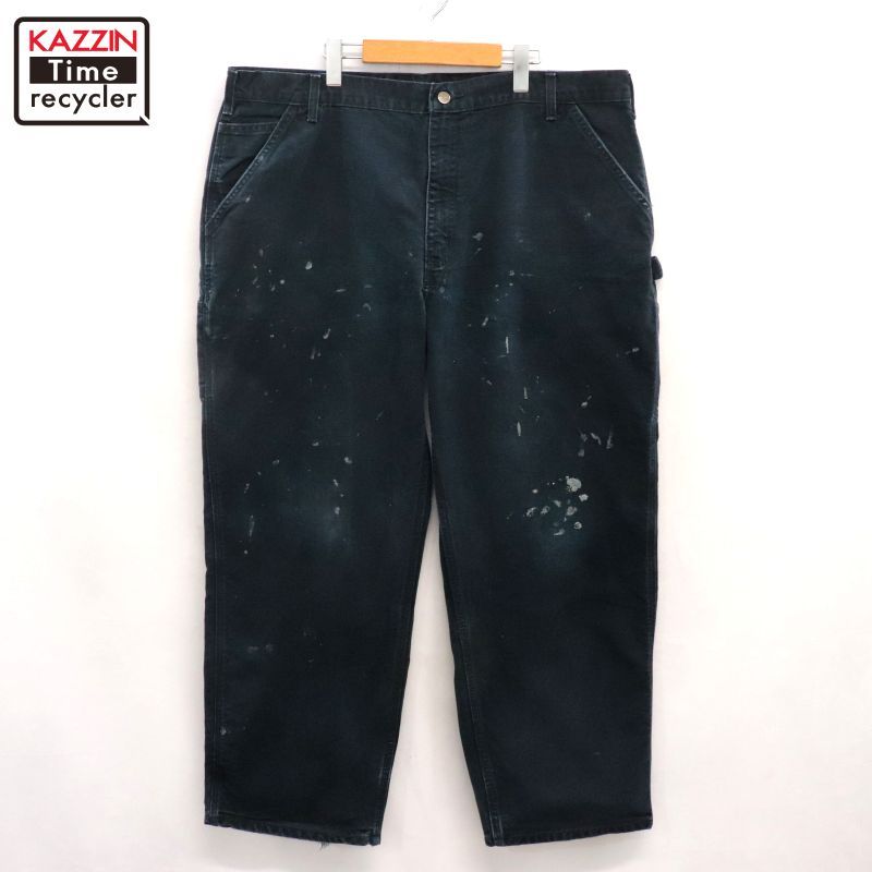 00s Carhartt BLK ダック ペインターパンツ メンズ XL~サイズ相当 ビッグサイズ オーバーサイズ