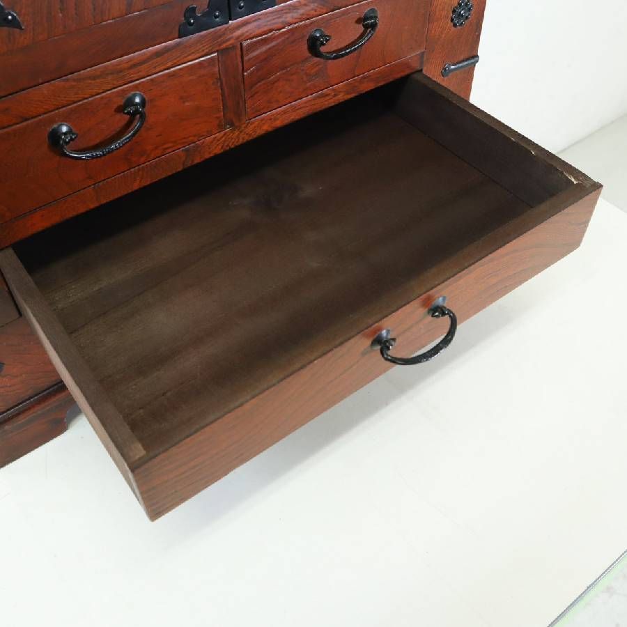 李朝家具 欅 小箪笥 モリジャン 引き出し チェスト 韓国 古民具