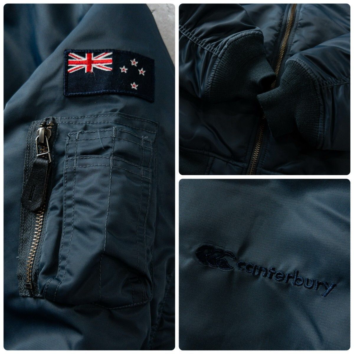 Canterbury カンタベリーMA-1 フライトジャケット 中古・古着通販】Canterbury (カンタベリー) MA-1フライトジャケット