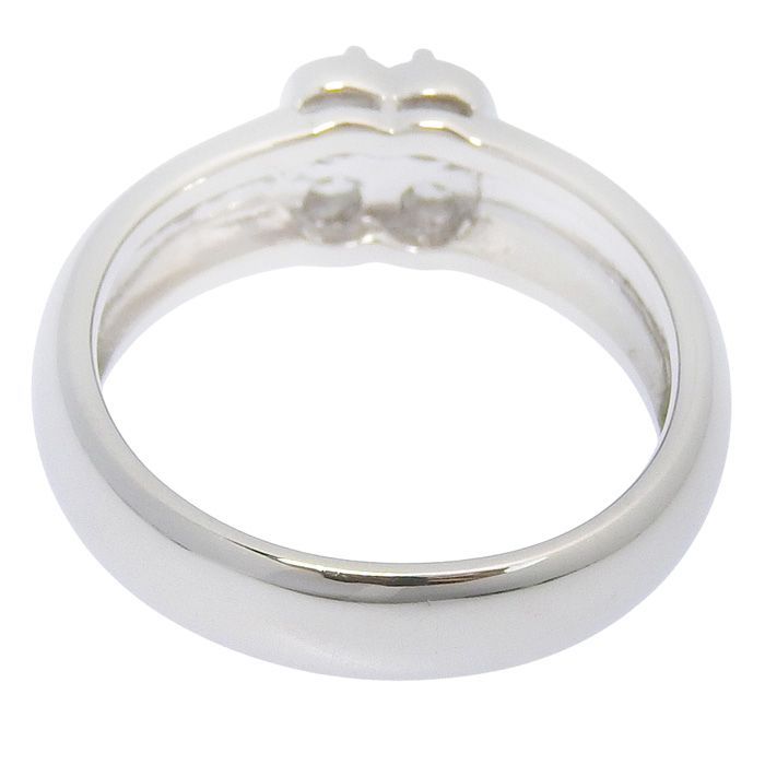 MIKIMOTO ミキモト フラワー モチーフ ダイヤ リング Pt950 プラチナ