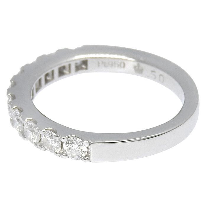 ROYAL ASSCHER ロイヤルアッシャー ハーフエタニティ リング Pt950