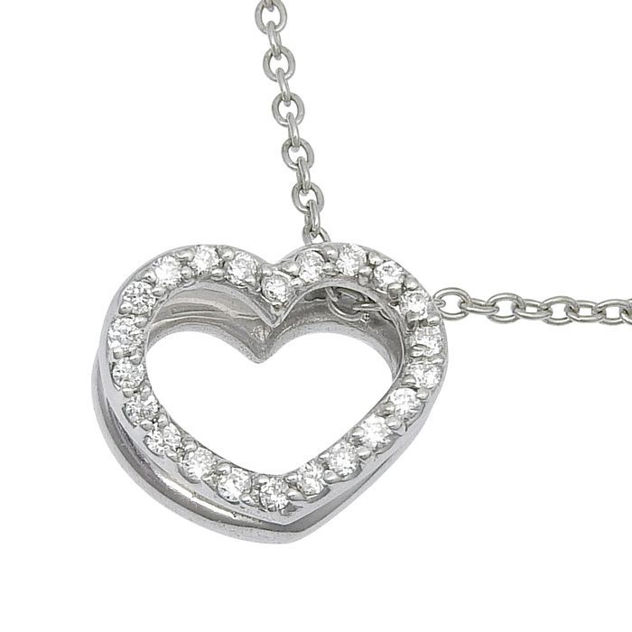 PONTE VECCHIO ポンテヴェキオ ハート モチーフ ダイヤ ネックレス