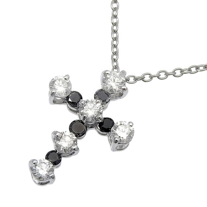 PONTE VECCHIO ポンテヴェキオ クロス モチーフ ダイヤ ネックレス