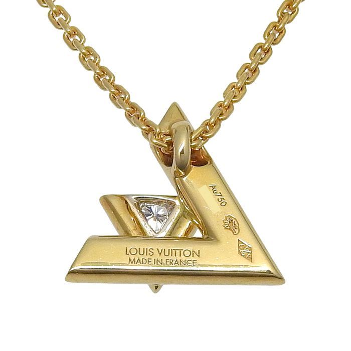 LOUIS VUITTON ルイヴィトン ヴォルト ワン ダイヤ ネックレス K18YG