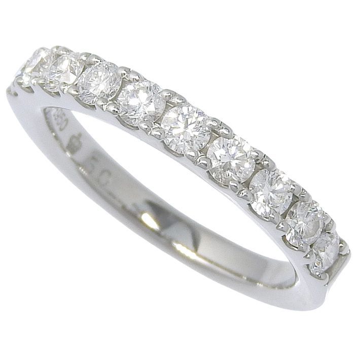 ROYAL ASSCHER ロイヤルアッシャー ハーフエタニティ リング Pt950