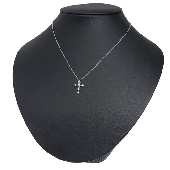 PONTE VECCHIO ポンテヴェキオ クロス モチーフ ダイヤ ネックレス