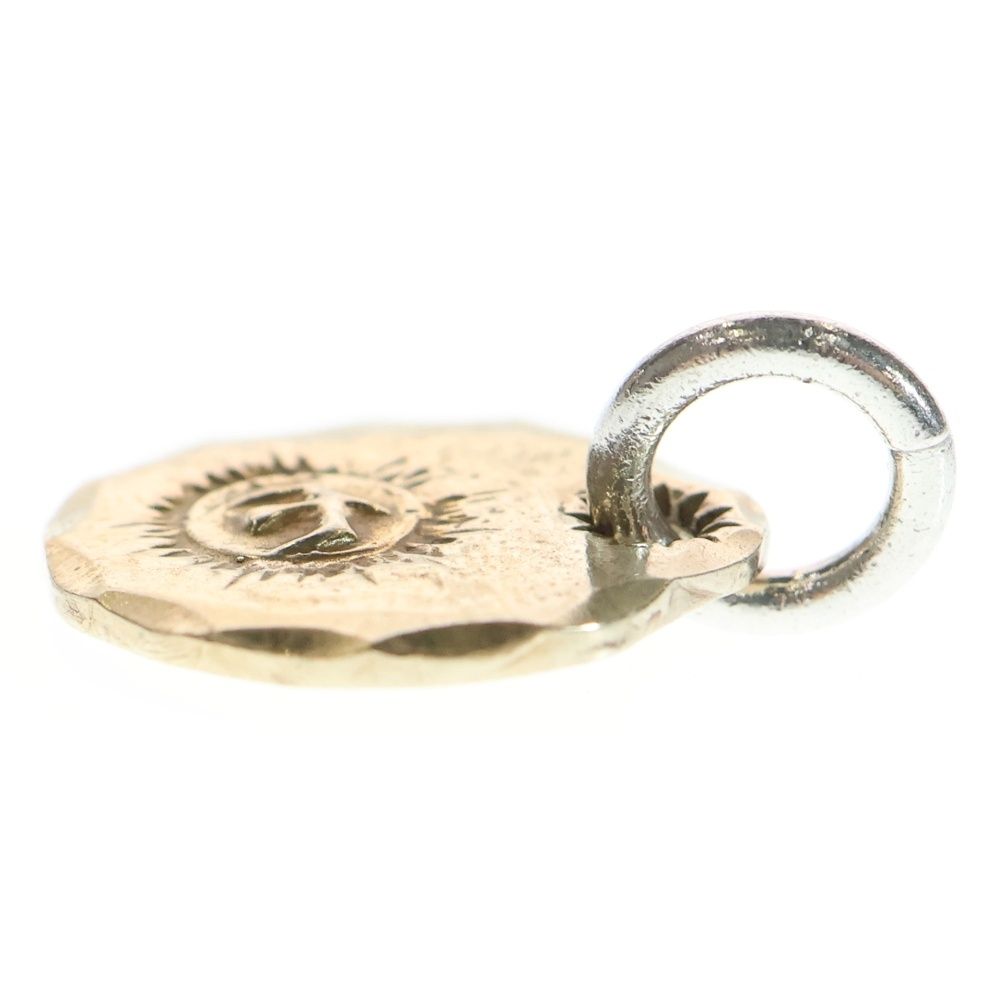 goro's ゴローズ 全金メタル　大 ゴールド トップ goro's（ゴローズ） 【オールド】全金in太陽メタル大 ネックレストップ