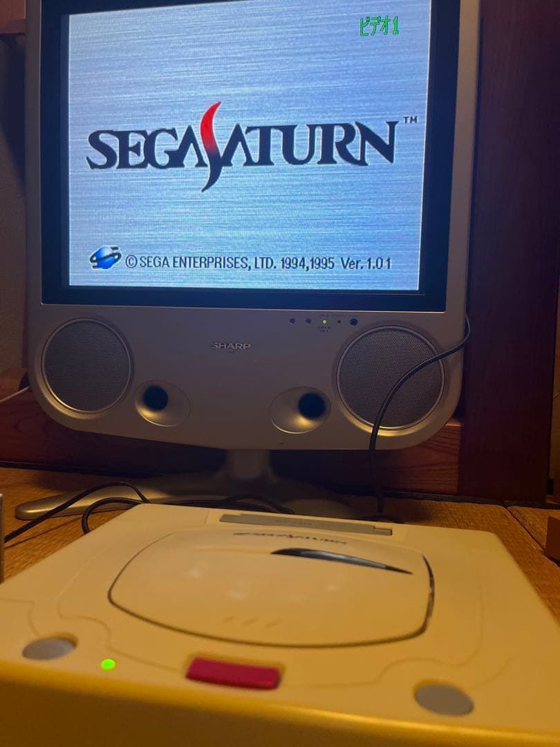 ハガキ付】ニュー セガサターン本体 HST-0014 ☆セガサターン