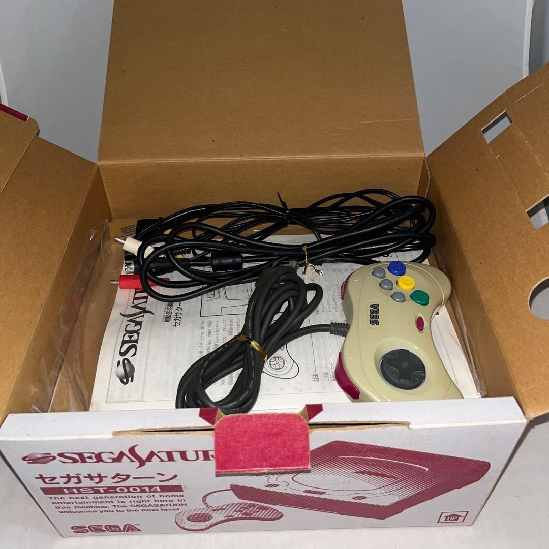 ハガキ付】ニュー セガサターン本体 HST-0014 ☆セガサターン