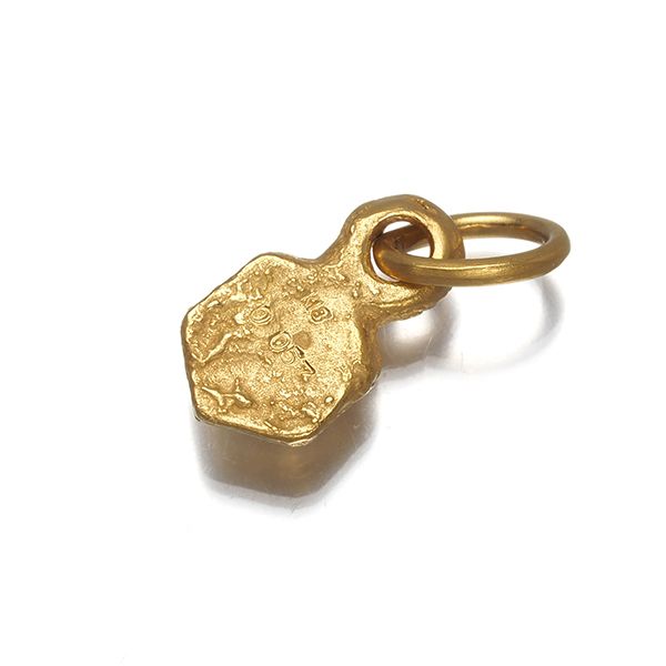 パライバトルマリン 0.057ct ペンダントトップ K18YG 鑑別書/分析報告