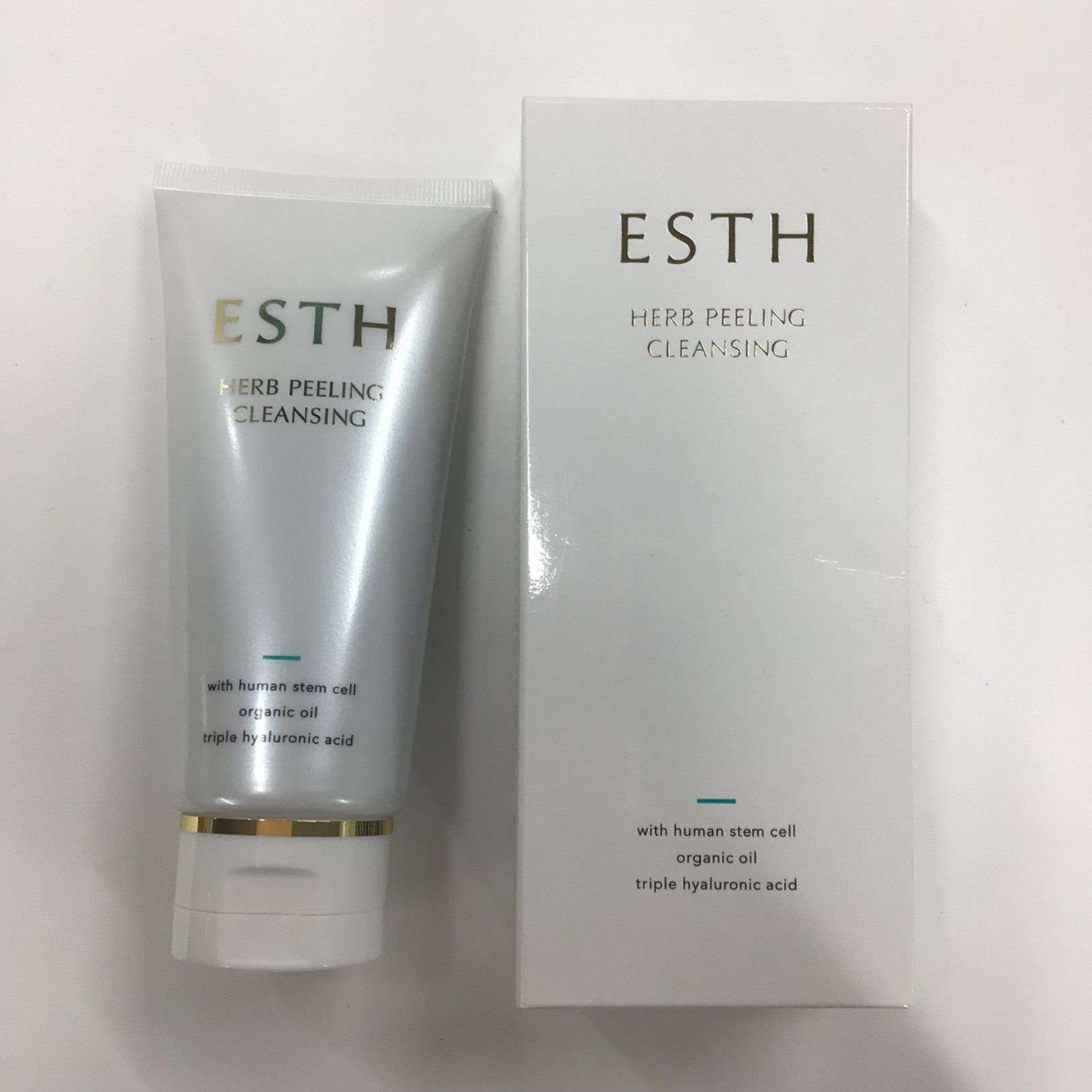 ESTH ハーブピーリングクレンジング 120g 2個セットLEDミラー付き 2個セット 】 エス ESTH ハーブピーリングクレンジング 120g ライブ
