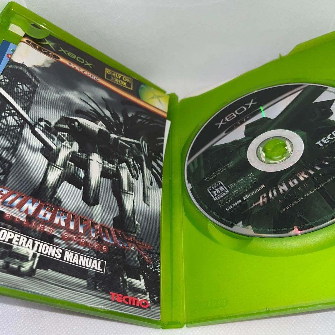 ハガキ・チラシ付】ガングリフォン アライドストライク ☆初代 XBOX