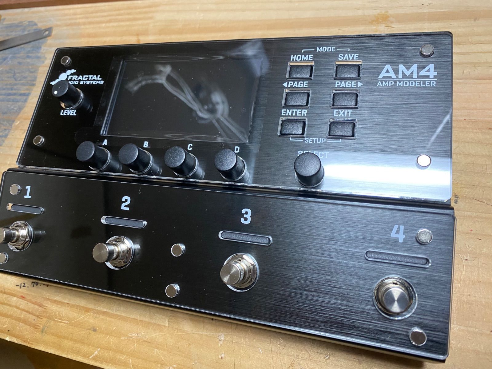 Fractal audio systems AM4用ガードパネル フットスイッチ分含む 