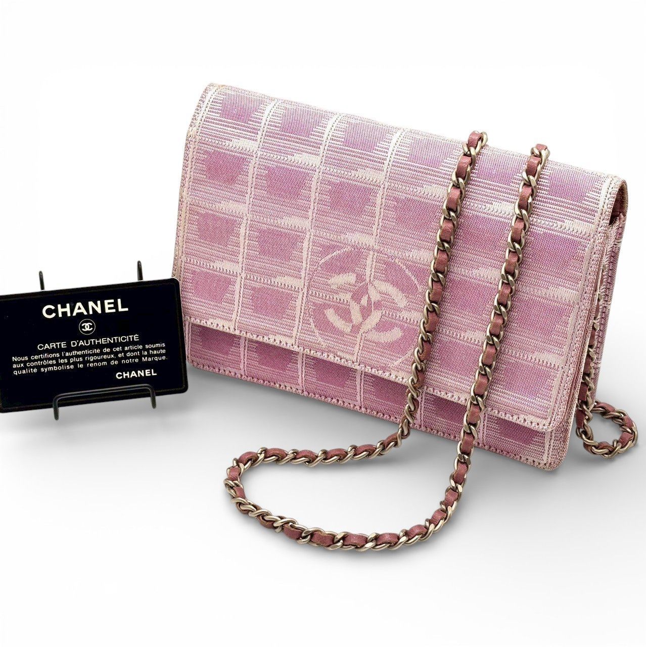 上質を奏でる桜霞】 CHANEL シャネル ニュートラベルライン チェーン