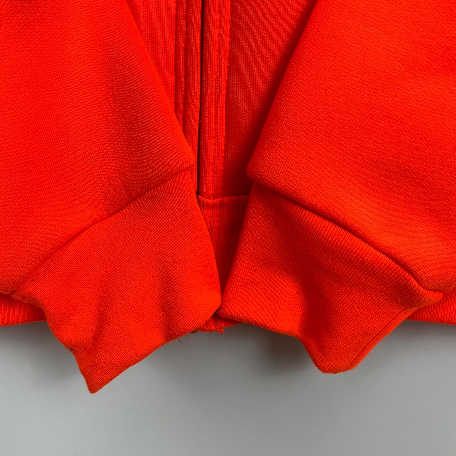 CAMBER USA orange thermal zip sweat jacket M キャンバー アメリカ製 