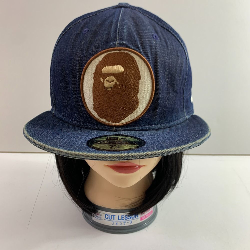 Mr. BATHING APE（ミスターベイシングエイプ）の「WASHED DENIM CAP