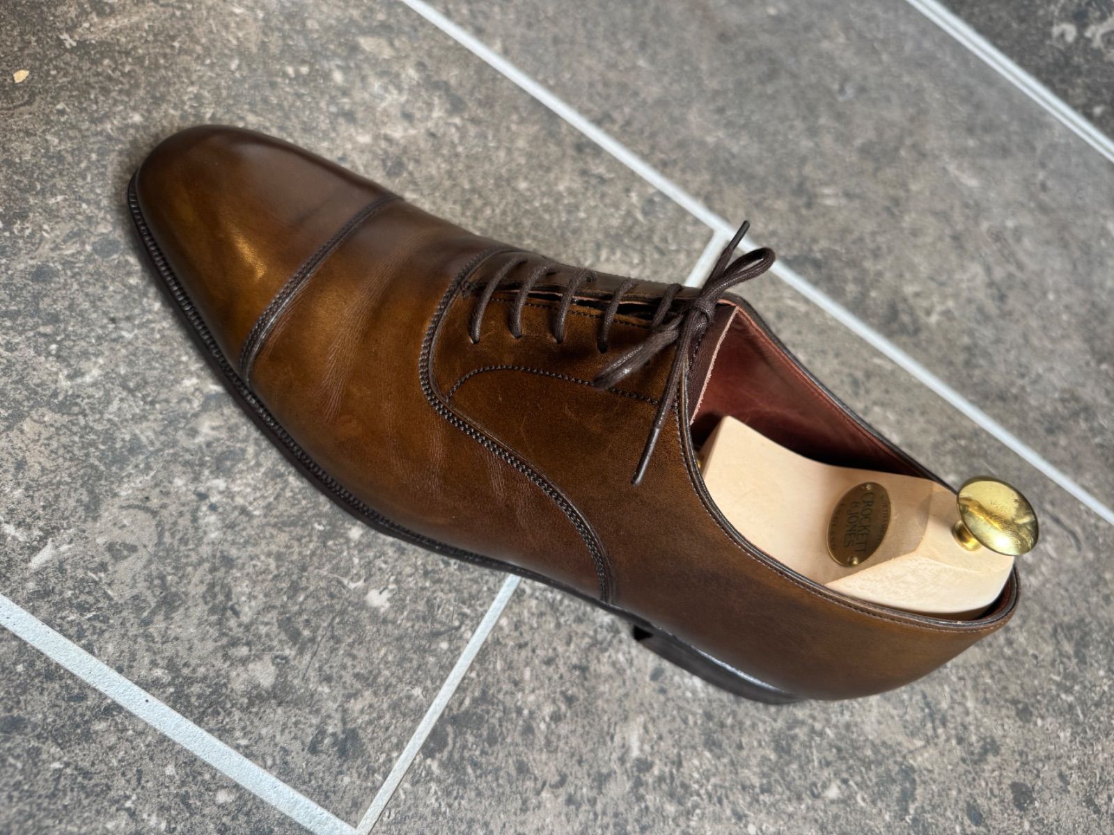 Crockett & Jones オードリー ブラウン with シューツリー CROCKETT&JONES（クロケット＆ジョーンズ） （10%OFFクーポンあり
