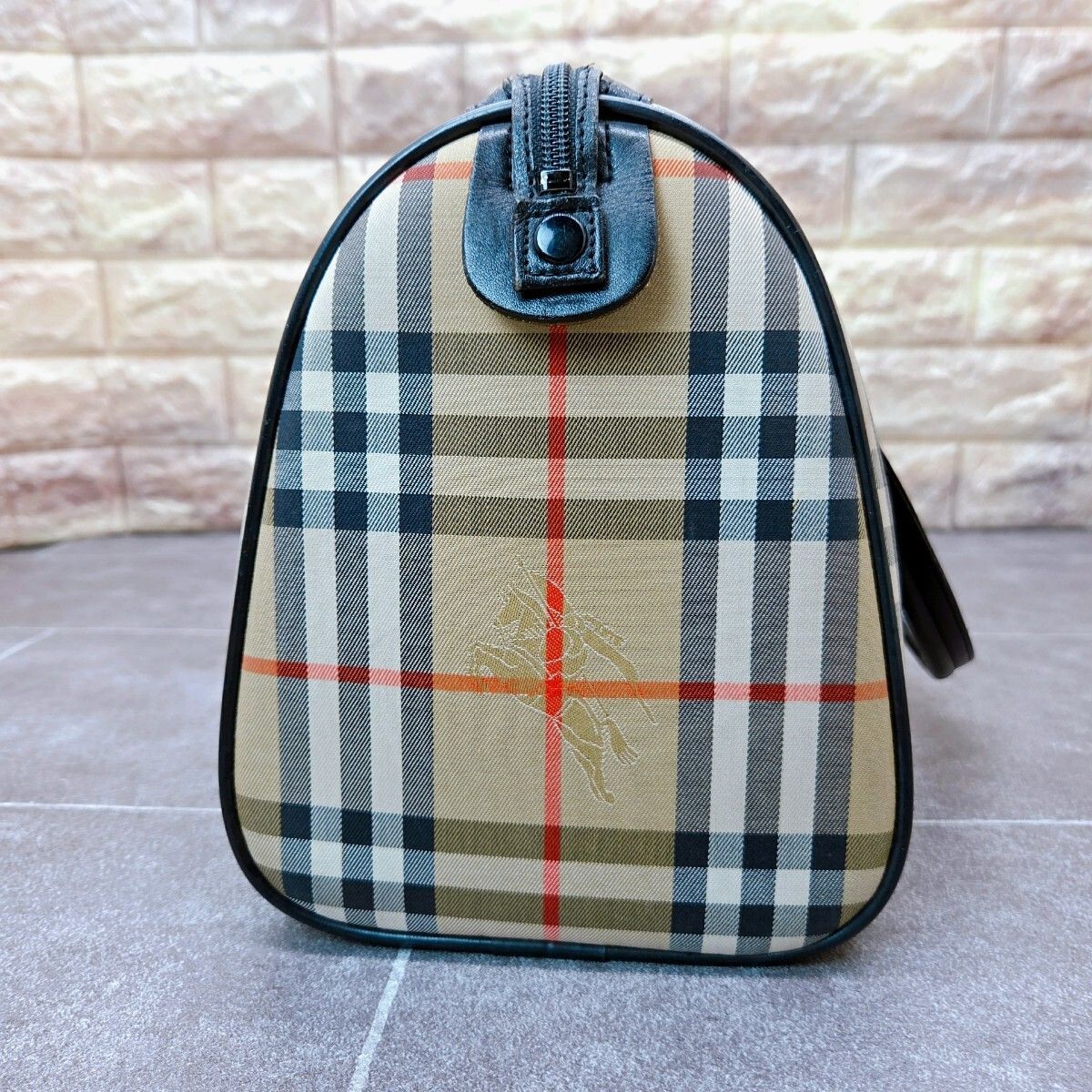 1225-003 Burberrys バーバリー ノバチェック ボストンバッグ ミニ