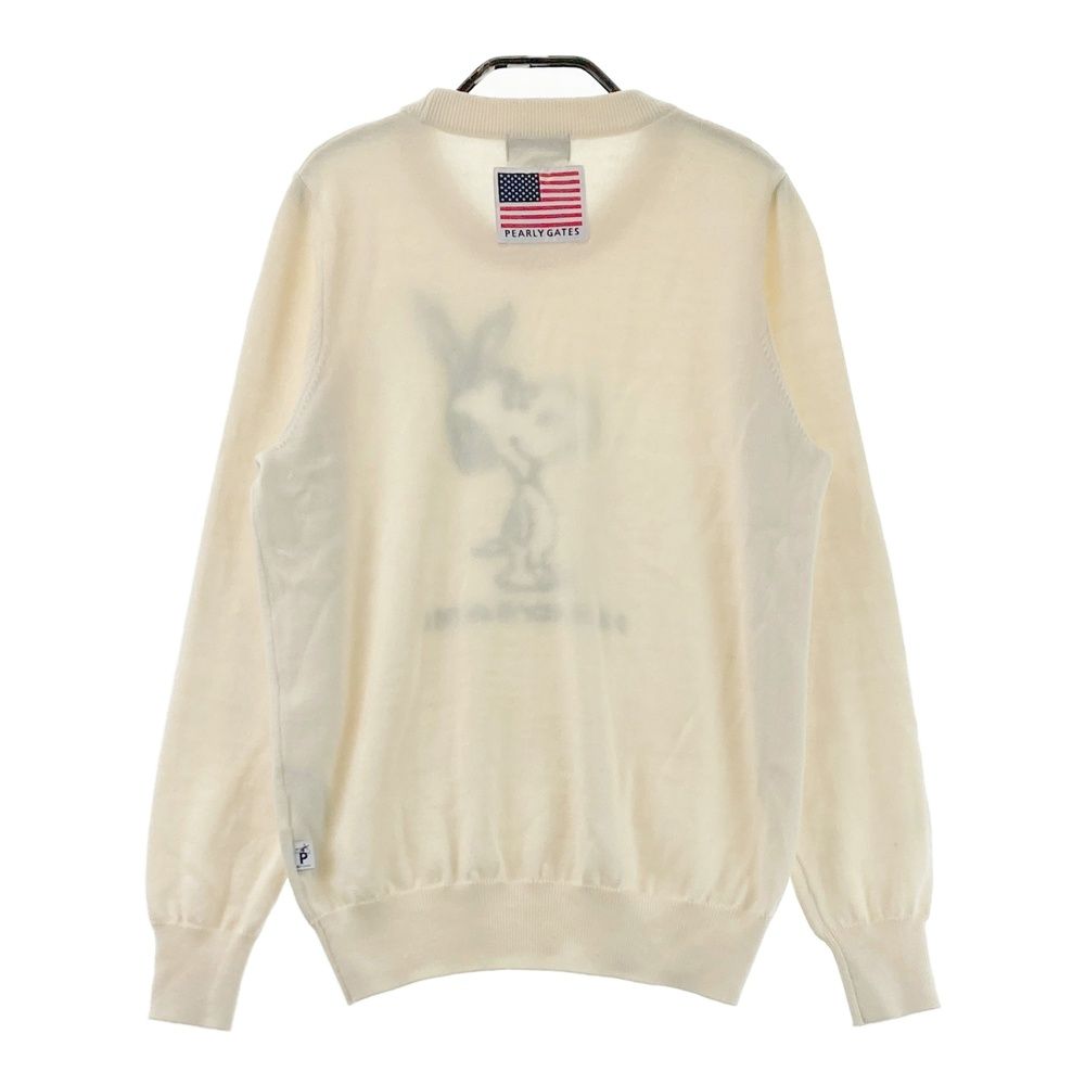 サイズ：1 PEARLY GATES パーリーゲイツ ×PEANUTS 長袖 ニットセーター